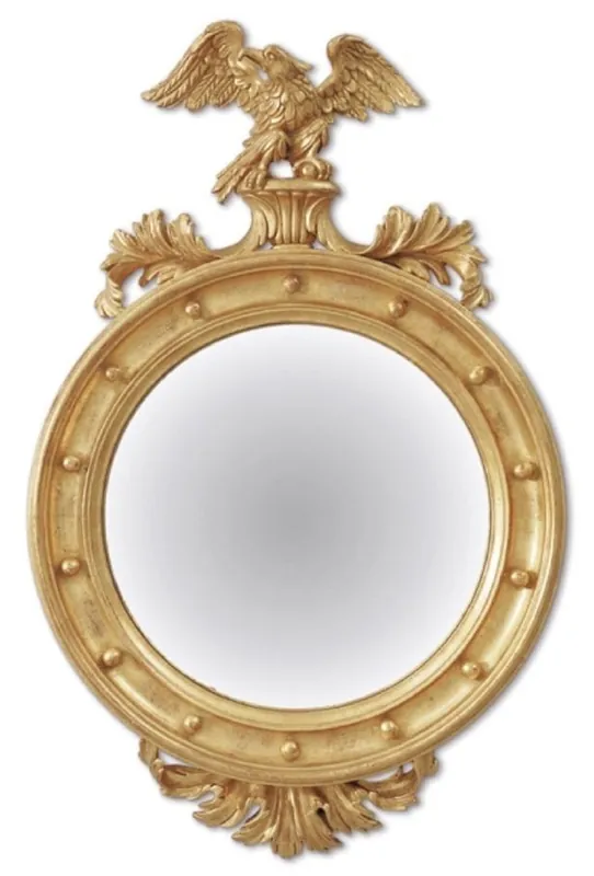 Kracherpreis Casa Padrino Luxus Barock Spiegel mit dekorativer Adler Figur Gold - Prunkvoller italienischer Barockstil Wandspiegel - Luxus Möbel im Barockstil - Barock Möbel - Luxus Qualität - Made in Italy