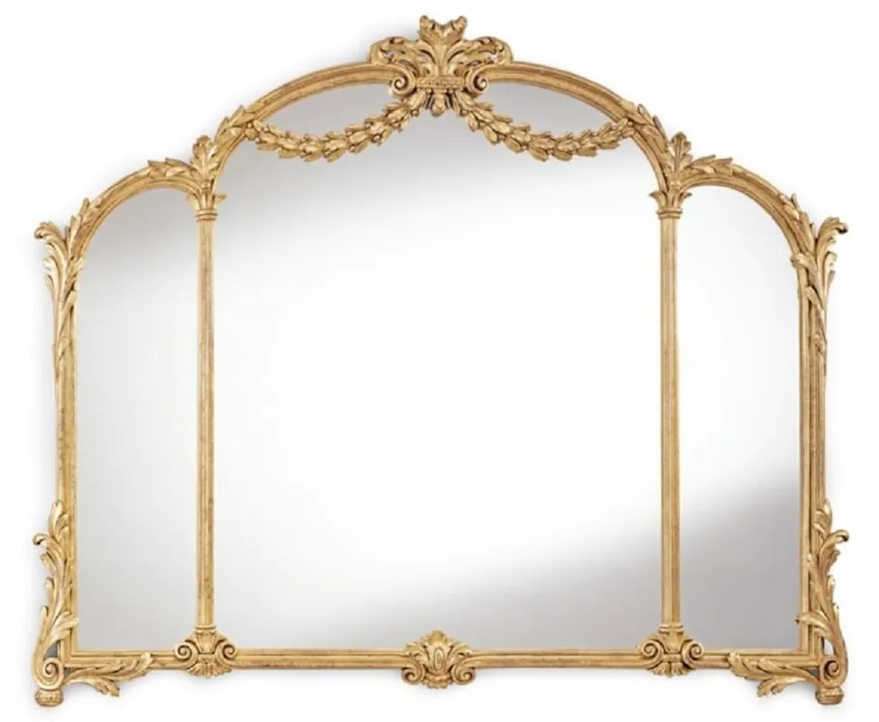 Beliebt Casa Padrino Luxus Barock Spiegel Gold - Handgefertigter italienischer Barockstil Wandspiegel - Luxus Möbel im Barockstil - Prunkvolle Barock Möbel - Made in Italy - Luxus Qualität