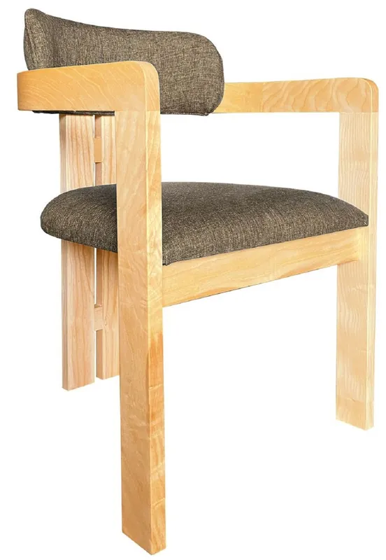 Direkt Vom Hersteller Casa Padrino Luxus Esszimmer Stuhl mit Armlehnen Schwarz / Naturfarben 56 x 54 x H. 82 cm - Massivholz Küchen Stuhl - Esszimmer Möbel - Restaurant Möbel - Massivholz Möbel - Luxus Möbel