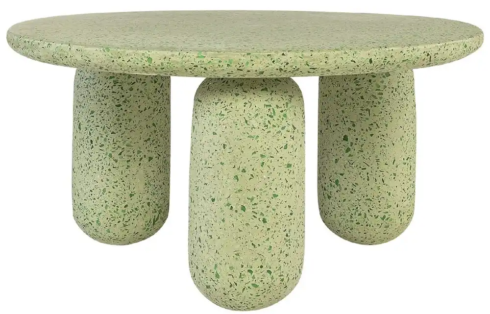 Heißes Angebot Casa Padrino Luxus Couchtisch Grün Ø 80 x H. 40 cm - Runder Terrazzo Naturstein Wohnzimmertisch - Wohnzimmer Möbel - Naturstein Möbel - Luxus Möbel - Luxus Einrichtung