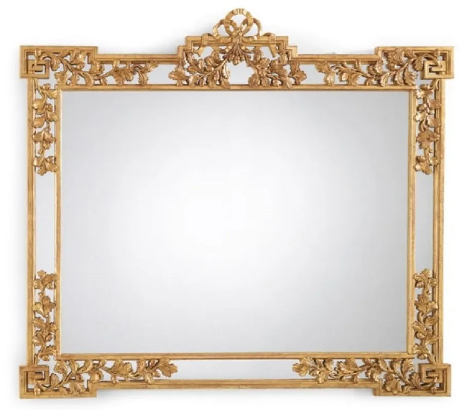 Saisonangebot Casa Padrino Luxus Barock Spiegel Antik Gold - Prunkvoller italienischer Barockstil Wandspiegel - Luxus Möbel im Barockstil - Handgefertigte Barock Möbel - Made in Italy - Luxus Barock Interior