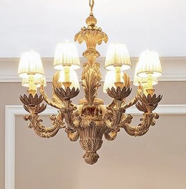Schnäppchen Casa Padrino Luxus Barock Kronleuchter Naturfarben / Braun / Creme Ø 79 x H. 82 cm - Prunkvoller Barockstil Wohnzimmer Kronleuchter - Edel & Prunkvoll - Luxus Qualität - Made in Italy