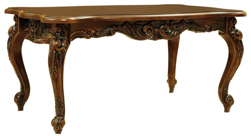 Meistverkauft Casa Padrino Luxus Barock Couchtisch Dunkelbraun - Handgefertigter Massivholz Wohnzimmertisch im Barockstil - Luxus Wohnzimmer Möbel im Barockstil - Barock Möbel - Edel & Prunkvoll