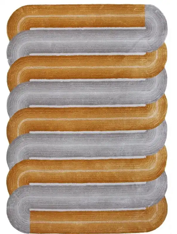 Sichere Zahlung Casa Padrino Luxus Teppich Mehrfarbig 160 x 230 cm - Rechteckiger Welliger Wohnzimmer Teppich - Schlafzimmer Teppich - Luxus Interior - Luxus Teppich