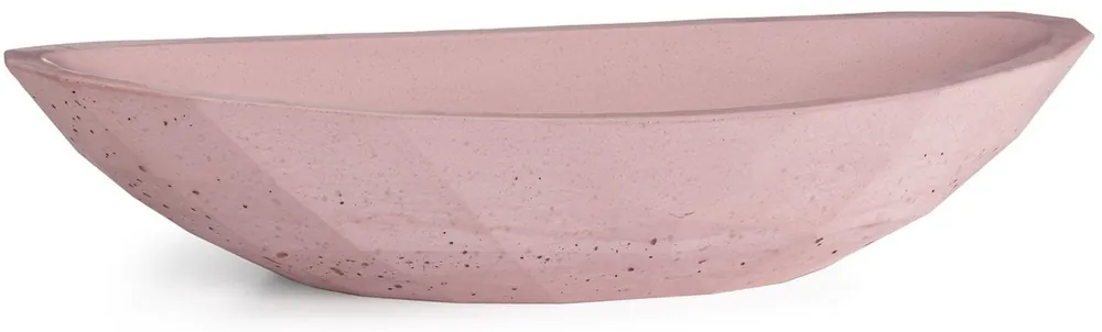 Letzte Chance Casa Padrino Luxus Waschbecken Schale Rosa 60,9 x 29,7 x H. 11,9 cm - Handgefertigtes Beton Waschbecken - Badezimmer Accessoires - Luxus Badezimmer Zubehör