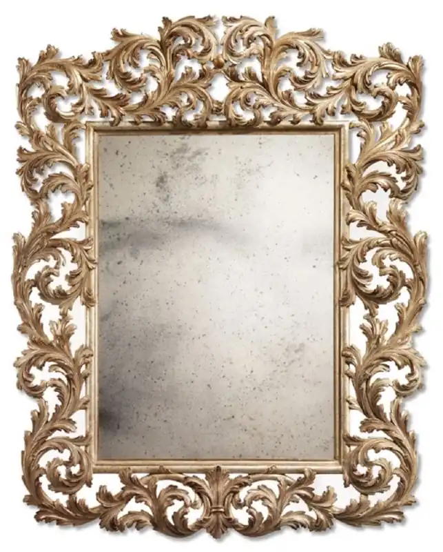 Casa Padrino Luxus Barock Spiegel Antik Gold mit antikem Spiegelglas - Prunkvoller italienischer Barockstil Wandspiegel - Luxus Möbel im Barockstil - Handgefertigte Barock Möbel - Made in Italy Begrenztes Angebot