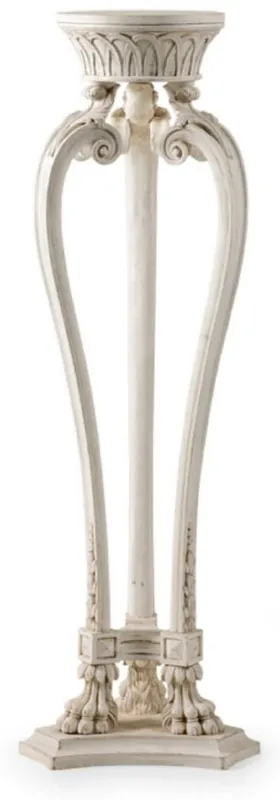 Schnäppchen Casa Padrino Luxus Barock Säule Antik Creme / Beige - Prunkvolle Massivholz Deko Säule - Hotel Möbel - Schloss Möbel - Wohnzimmer Möbel - Luxus Qualität - Made in Italy
