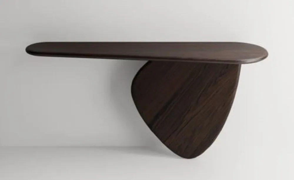 Casa Padrino Luxus Massivholz Konsole Dunkelbraun 160 x 45 x H. 80 cm - Eichenholz Konsolentisch - Wohnzimmer Möbel - Hotel Möbel - Luxus Möbel - Luxus Einrichtung Günstig