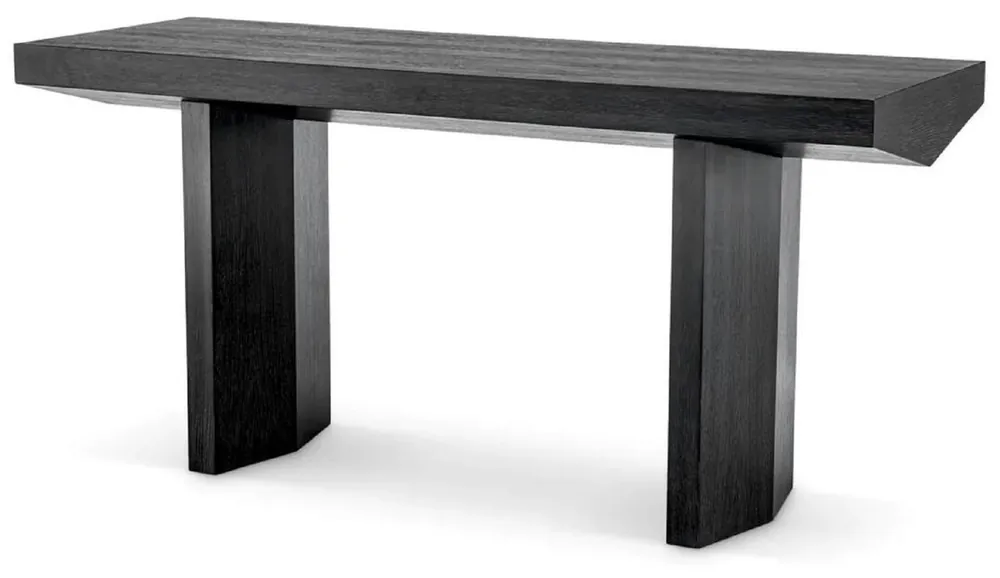 Casa Padrino Luxus Konsole Schwarzgrau 160 x 55,5 x H. 76,5 cm - Rechteckiger Konsolentisch - Wohnzimmer Möbel - Hotel Möbel - Luxus Möbel - Luxus Einrichtung Heißes Angebot