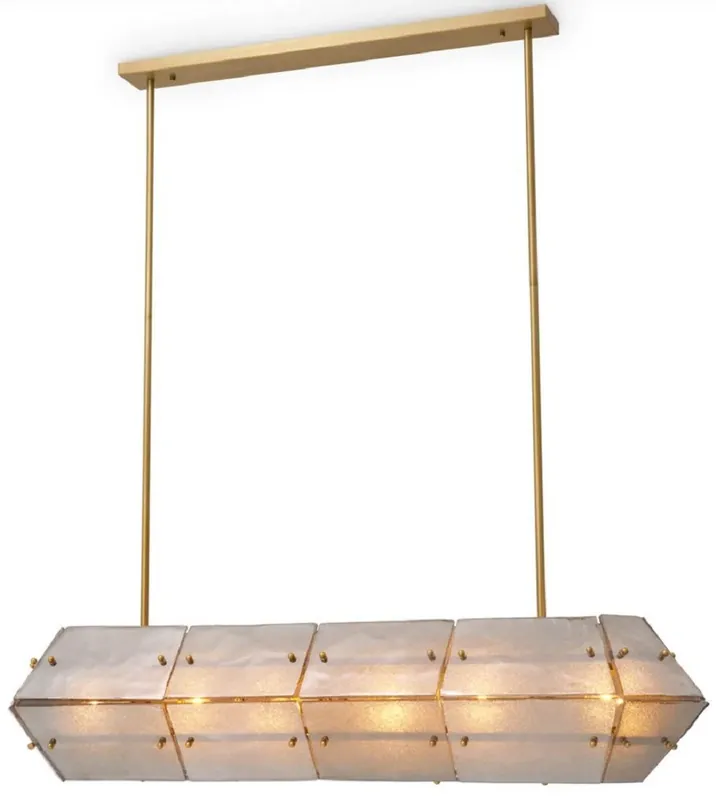 Preisreduziert Casa Padrino Luxus Kronleuchter Antik Messing / Grau 130 cm