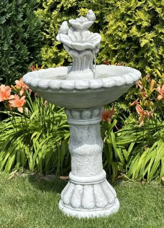 Casa Padrino Barock Springbrunnen Grau Ø 63 x H. 109 cm Meistverkauft