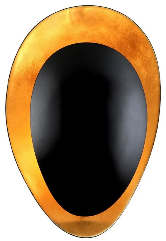Echt Casa Padrino Luxus Metall Wandleuchte Gold / Schwarz H. 31,75 cm
