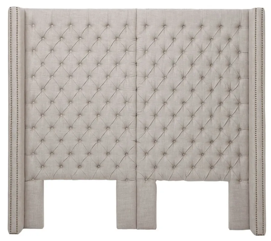 Casa Padrino luxury bed headboard 200 x H. 180 cm - designer bedroom furniture Markenware