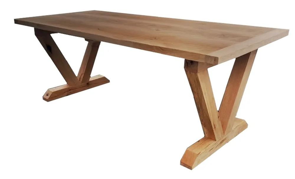 Neue Kollektion Casa Padrino Luxury solid wood dining table - oak - 200 cm x 100 cm x H78 cm - Heavy construction