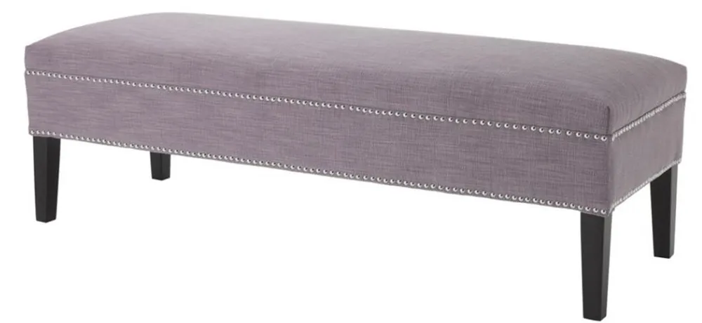 Casa Padrino luxury seat bench purple 140 x 50 x H. 45 cm - luxury quality Bestpreis