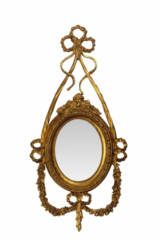 Begrenztes Angebot Casa Padrino Baroque wall mirror gold B 59 x H 122,5 cm - precious & sumptuous