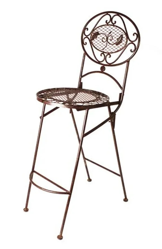 Casa Padrino Outdoor Chair Antique Brown Width 40 cm, Height 107 cm - Art Deco Furniture Rabatt
