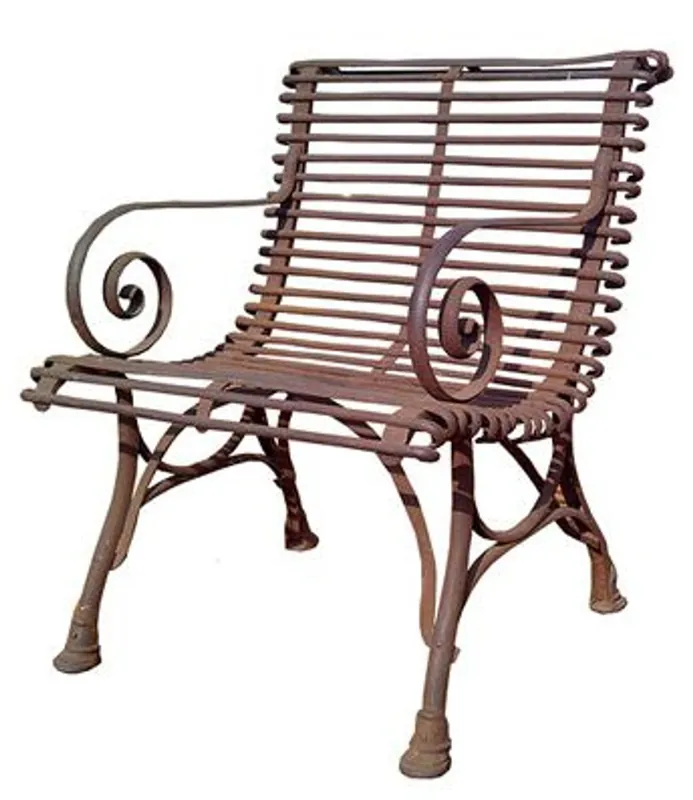 Top-Angebot Casa Padrino Wrought iron garden chair - various colors - 65 cm x 60 cm - luxury garden furniture