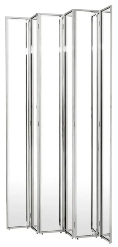 Preis Gesenkt Casa Padrino designer room divider silver 150 x H. 220 cm - luxury quality