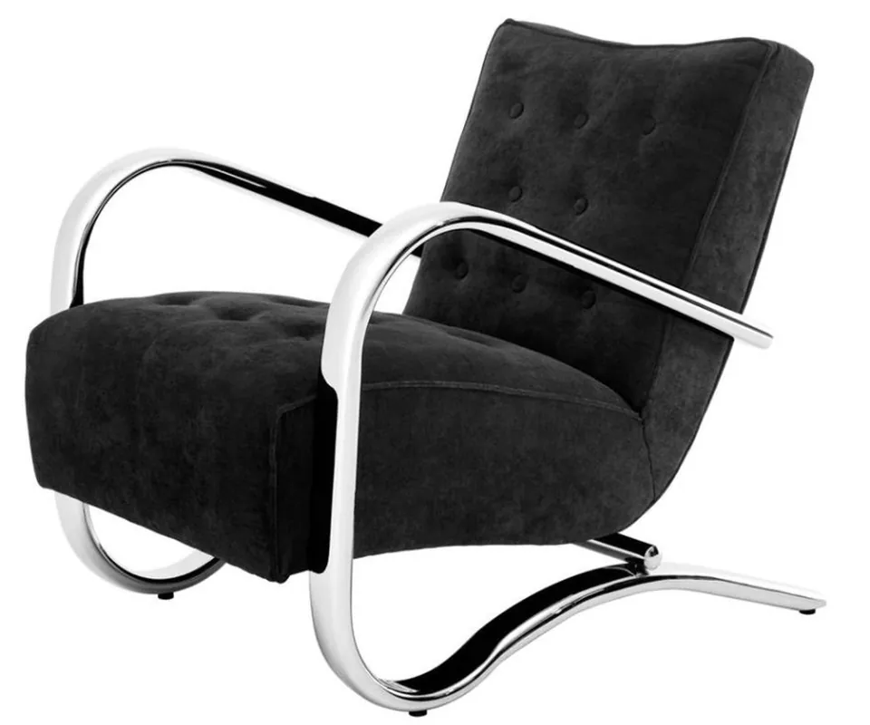 Preis Gesenkt Casa Padrino luxury armchair black 64 x 82 x H. 75 cm - designer furniture