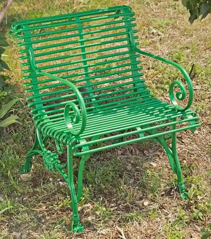 Angebot Casa Padrino Wrought iron garden chair - various colors - 65 cm x 60 cm - luxury garden furniture