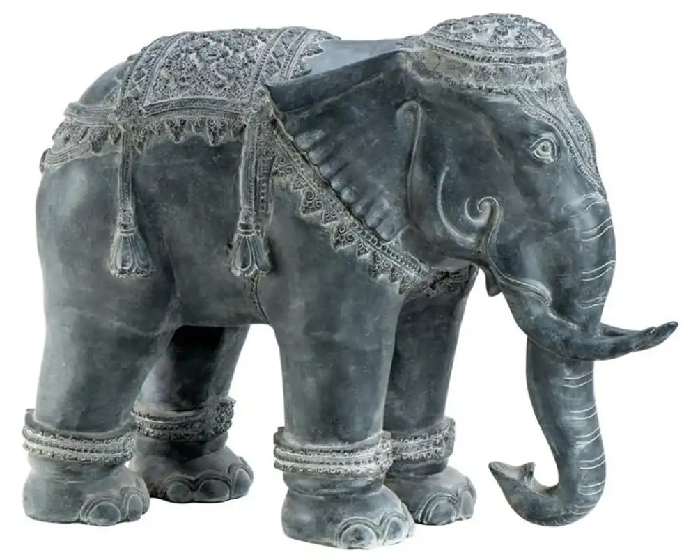 Casa Padrino luxury decoration aluminum elephant 90 x 35 x H. 67 cm - limited edition Bestseller