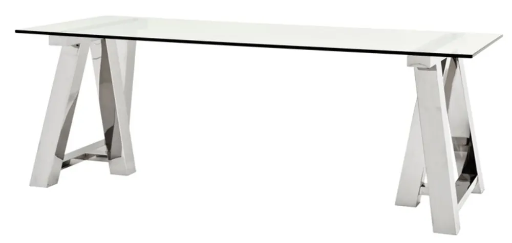 Casa Padrino luxury dining table 220 x 90 x H. 78 cm - designer dining room furniture Zertifiziert