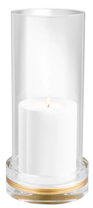 Casa Padrino Luxury Crystal Glass Candle Holder 14 x H. 30 cm - Designer Living Room Accessories Schneller Versand