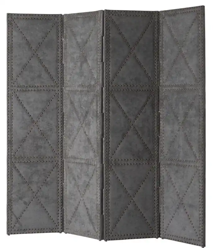 Top-Preis Casa Padrino Luxury Living Room Divider Light Gray 180 x H. 180 cm - Limited Edition