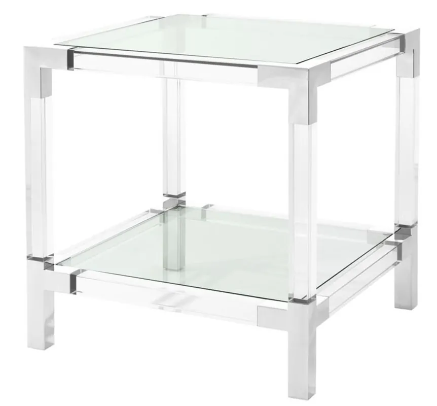 Casa Padrino living room side table 60 x 60 x H. 60 cm - luxury designer furniture Direkt Vom Hersteller