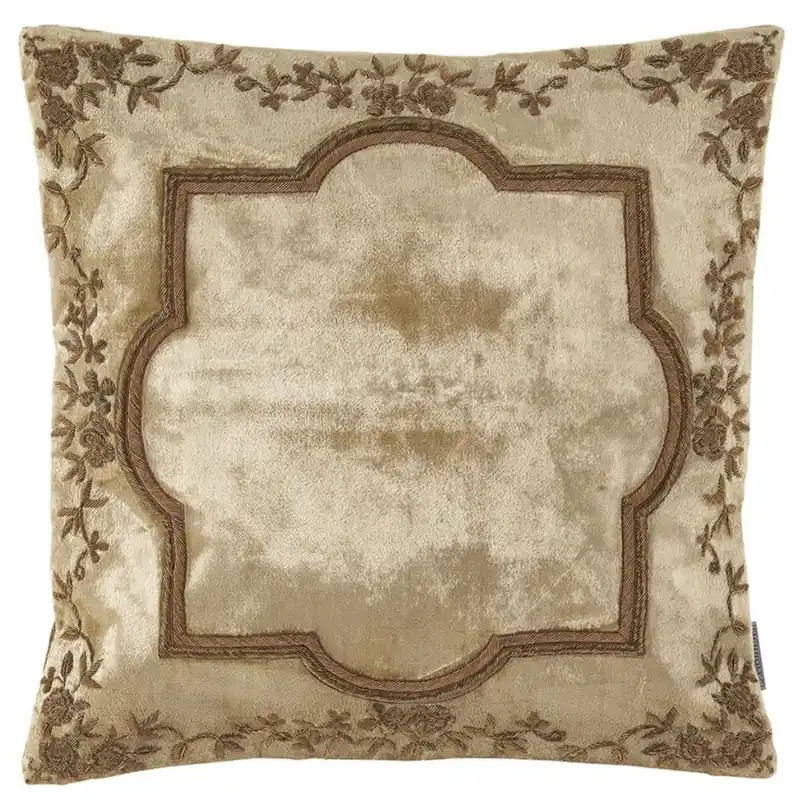 Casa Padrino Hotel Pillow Beige / Gold 40 x 40 cm - Luxury Pillow Knallerangebot