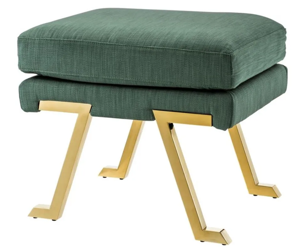 Aktuell Casa Padrino Luxury Hotel Stool 60 x 46 x H. 50 cm - Designer Seat Stool