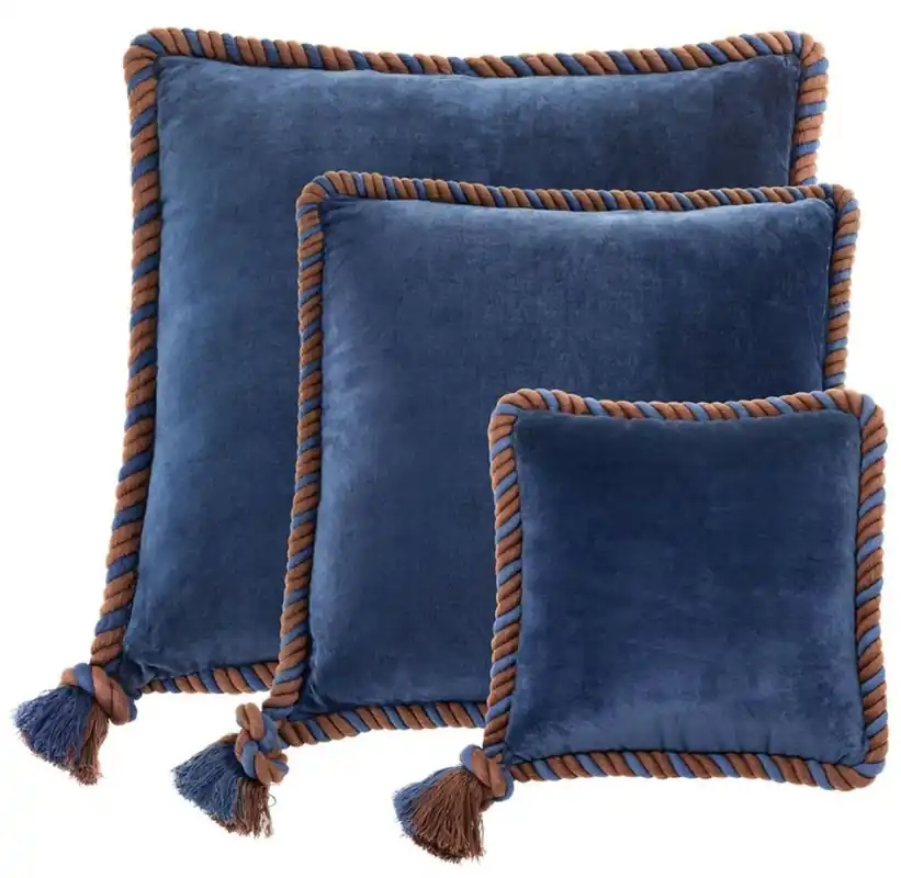 Angebot Casa Padrino pillow set of 3 marine blue - luxury living room / hotel collection