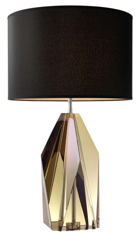Jetzt Bestellen Casa Padrino Luxury Living Room Crystal Glass Table Lamp / Table Light - Hotel Collection