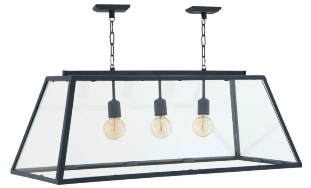 Must-Have Casa Padrino pendant lamp zinc 100 x 38 x H. 36 cm - luxury pendant light