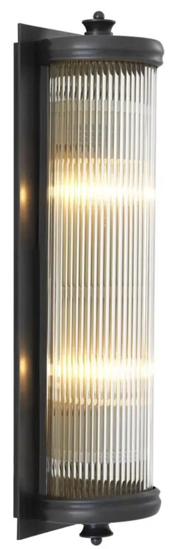 Casa Padrino luxury living room wall lamp bronze 13 x 11 x H. 43 cm - Hotel Furniture Knallerangebot