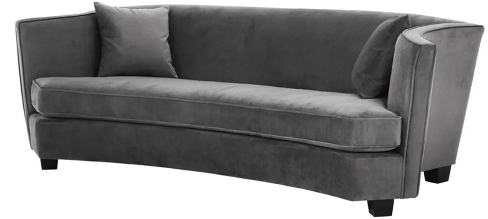 Casa Padrino luxury sofa gray 226 x 110 x H. 74 cm - luxury living room furniture Begrenztes Angebot