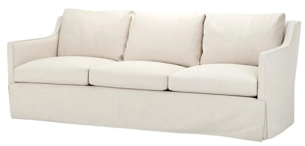 Letzte Chance Casa Padrino luxury hotel sofa natural color 230 x 100 x H. 83 cm - Hotel Furniture