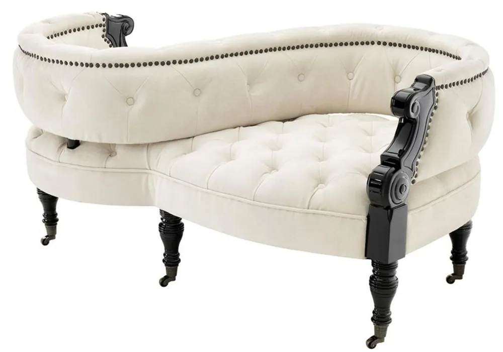 Expressversand Casa Padrino 2-sided sofa with casters 130 x 70 x H. 66 cm - luxury hotel collection