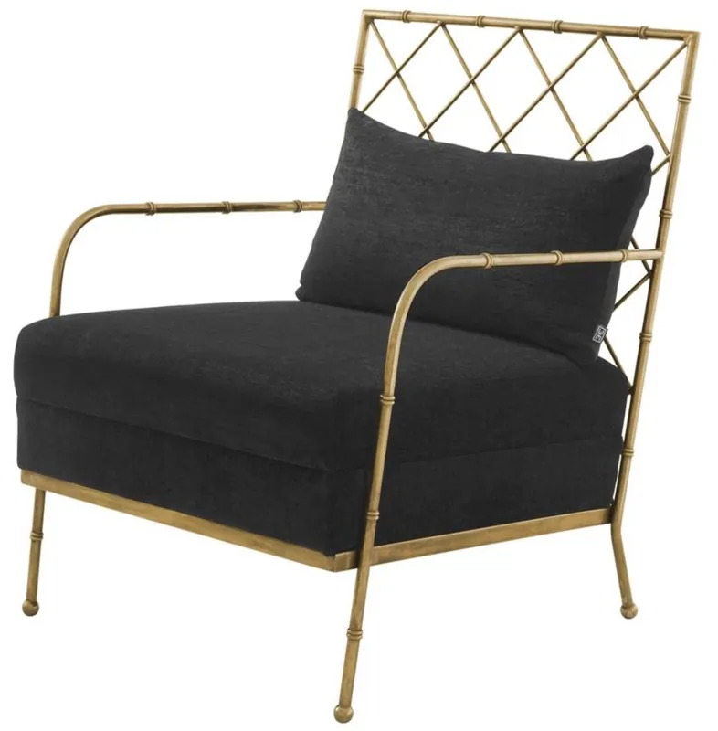 Wochenendangebot Casa Padrino Luxury Armchair Antique Brass 64,5 x 71,5 x H. 83 cm - Limited Edition