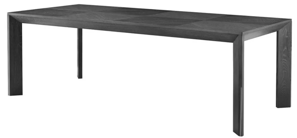 Online Kaufen Casa Padrino luxury dining table in black 225 x 100 x H. 75 cm - Limited Edition