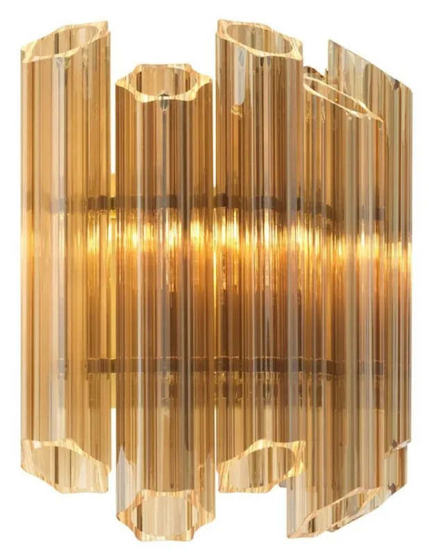 Rabatt Casa Padrino luxury living room wall light gold 33 x 17 x H. 32,5 cm - luxury collection