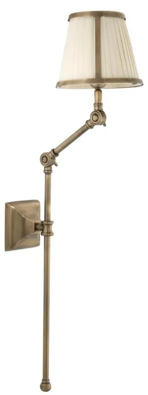 Jetzt Kaufen Casa Padrino Luxury Wall Lamp Antique Brass 29 x 17 x H. 77 cm - Hotel Restaurant Collection