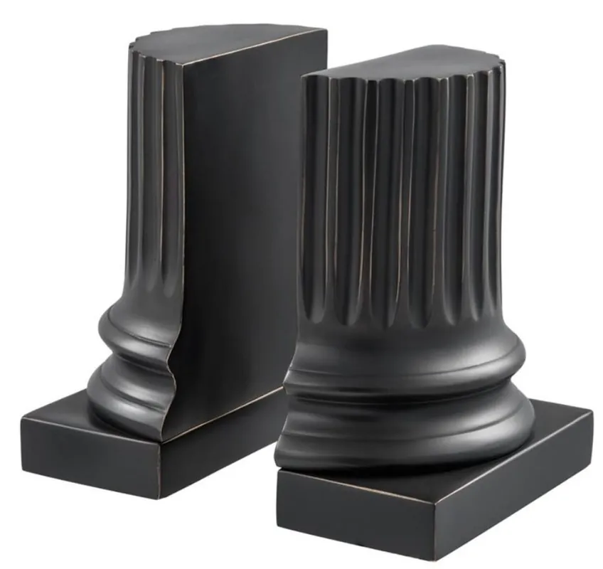 Markenware Casa Padrino bookend set 15 x 7,5 x H. 18,5 cm - luxury living room decoration