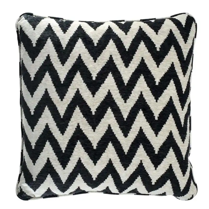 Casa Padrino Luxury Decorative Cushion Black / Beige 60 x H. 60 cm - Designer Collection Garantierte Lieferung