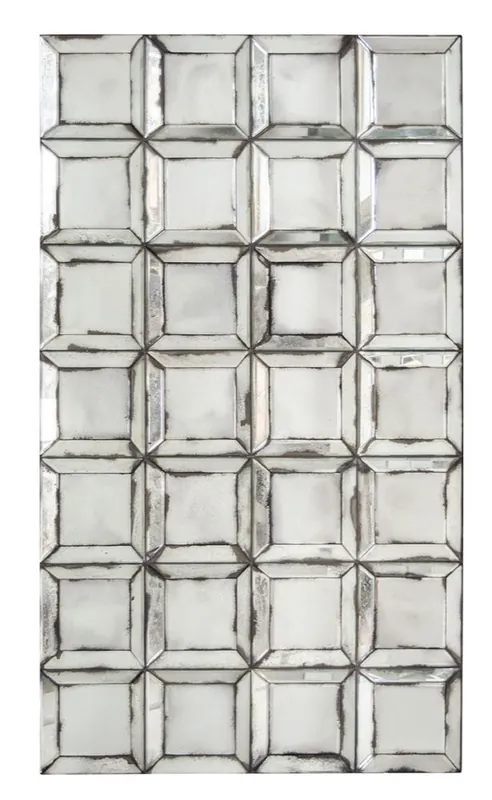 Angebot Casa Padrino designer wall mirror with antique mirror glass 80 x H. 140 cm - living room mirror