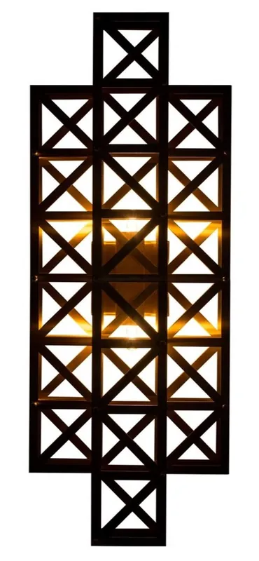 Super-Preis Casa Padrino designer wall light brass 22 x 14 x H. 57 cm - hotel furniture