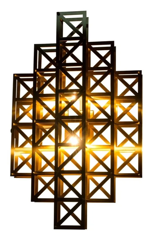 Casa Padrino designer wall light brass 36 x 18 x H. 57 cm - hotel furniture Direktkauf