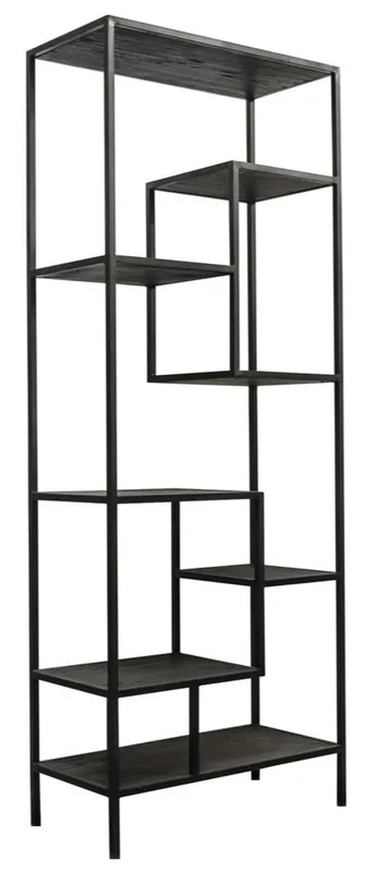 Preis Gesenkt Casa Padrino designer shelf cabinet black 80 x 40 x H. 210 cm - Luxury Quality