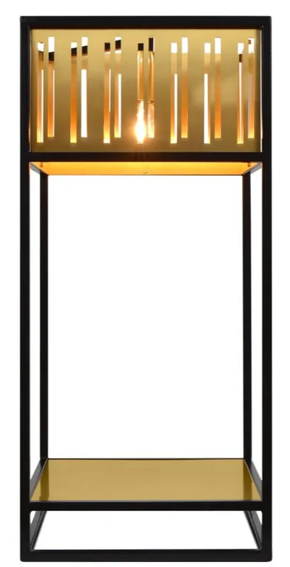 Casa Padrino luxury table light with black powder coated frame - hotel collection Top-Preis